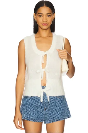 Ganni Mohair Tie String Vest