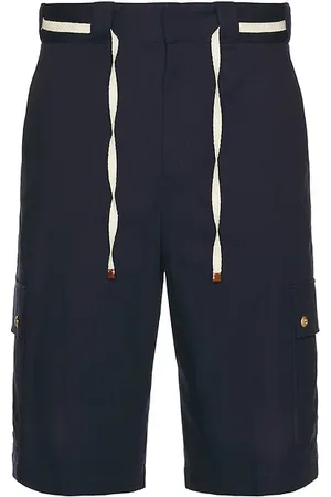 Drôle de Monsieur Drole De Monsieur Workwear Chevron Shorts