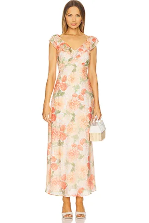 Minkpink Aida Frill Maxi Dress