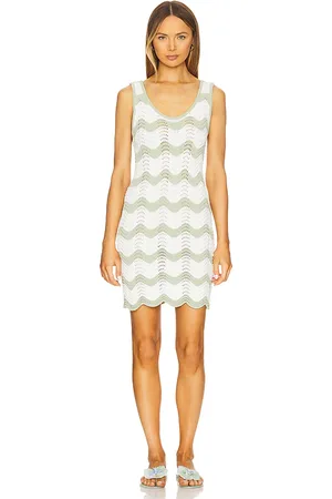 Minkpink Jayden Crochet Wave Mini Dress