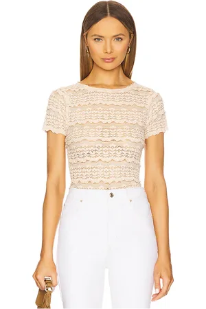 Free People Angelina Lace Tee