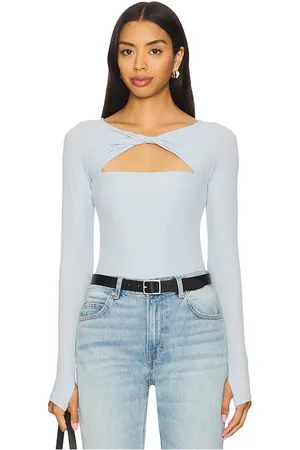 Michael Lauren Azura Knotted Neck Top
