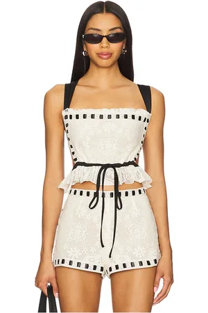 For Love & Lemons Charlotte Lace Top
