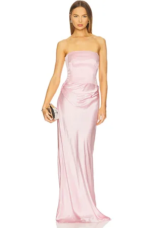 The Sei Draped Strapless Gown