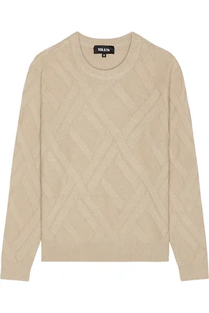 SER.O.YA Joseph Grid Cable Sweater
