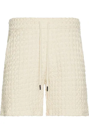 Oas Ecru Porto Waffle Shorts