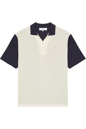 Palmes Textured Zip Polo