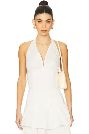 WeWoreWhat Halter Neck Corset Top