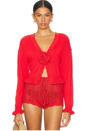Tularosa Jovien Rosette Cardigan