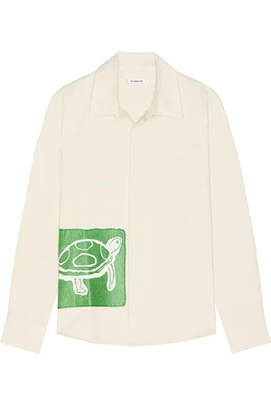 FLÂNEUR Embroidered Turtle Shirt
