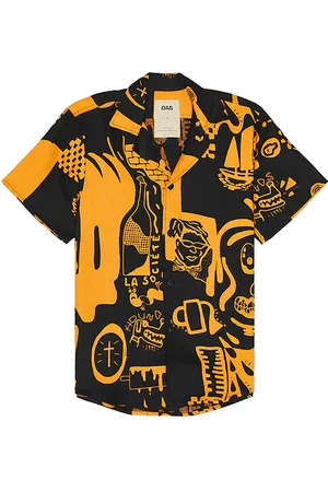 Oas Krispy Night Cuba Linen Shirt