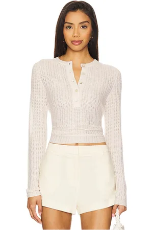 Vince Waffle Knit Henley Top