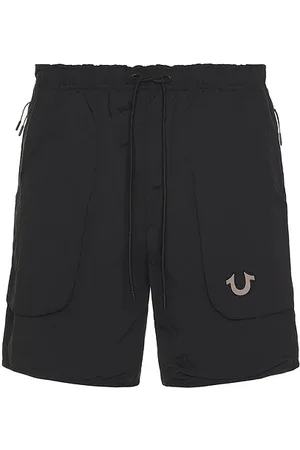 True Religion Curved Nylon Shorts