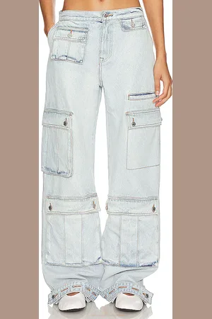 GRLFRND Lara Low Rise Wide Leg Cargo