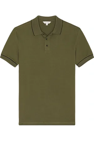 CLUB MONACO Tipped Pique Polo