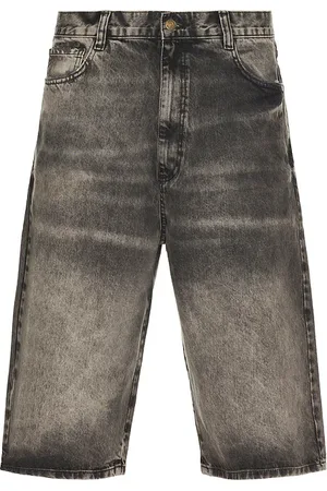 BOILER ROOM Cut Off Denim Shorts