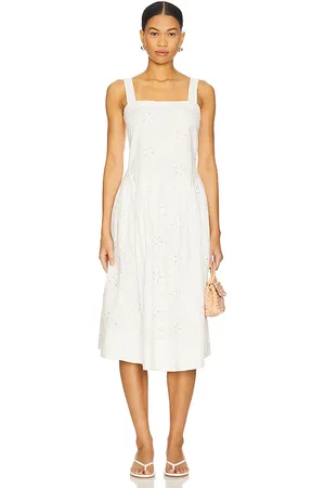 Free People Primavera Eyelet Midi Dress