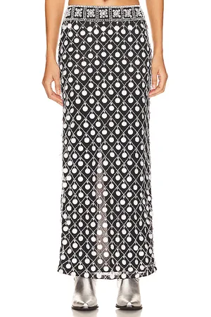 MAJORELLE Cirie Embellished Maxi Skirt