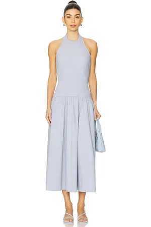 WeWoreWhat Halter Corset Midi Dress