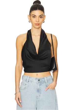 WeWoreWhat Halter Cowl Neck Top