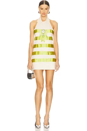 AREA Crystal Polo Dress