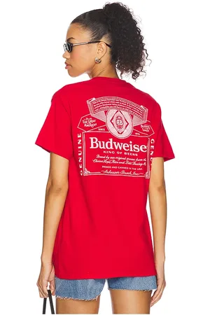Junk Food Budweiser Label Tee
