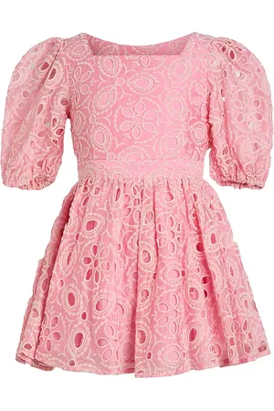 Bardot Kids Margo Broderie Mini Dress