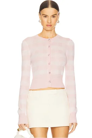 For Love & Lemons Gingham Knit Cardigan