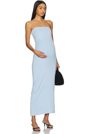 Bumpsuit The Zoe Midi Dress Powedered Blue