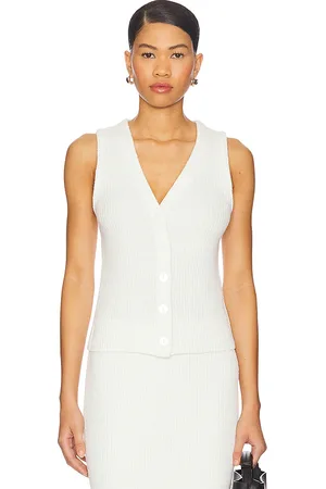 ENZA COSTA Boucle Knit Vest