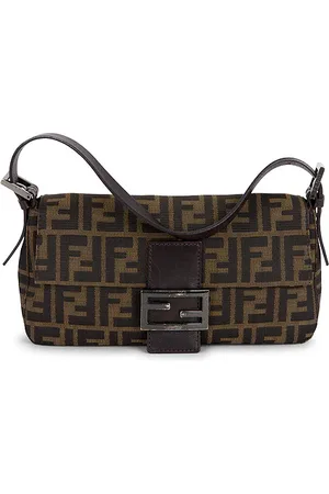 SIEDRES Fendi Zucca Baguette Shoulder Bag