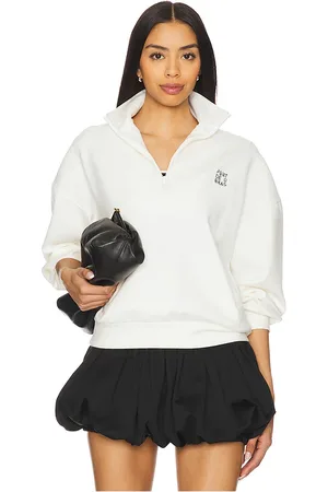 PORT DE BRAS Signature Half Zip Sweatshirt