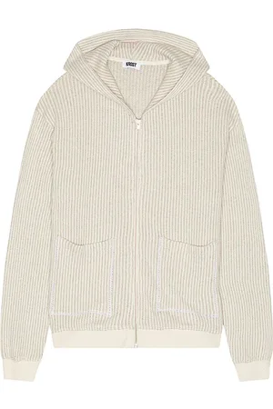 Saks Fifth Avenue Striped Zip Hoodie