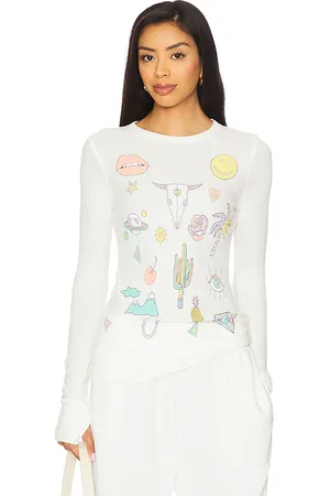 LAUREN MOSHI Mckinley Dessert Vibes Fitted Thermal Top