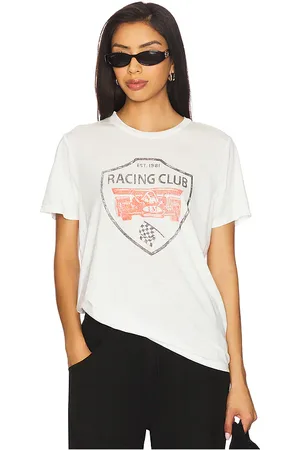LAUREN MOSHI Wolf Racing Club Boyfriend Tee