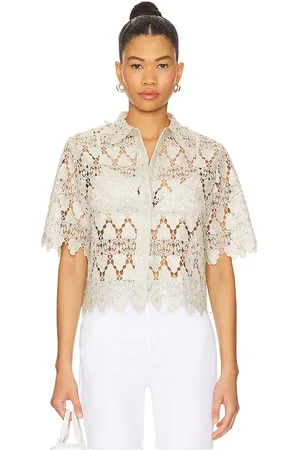 Frame The Lace Button Up Shirt