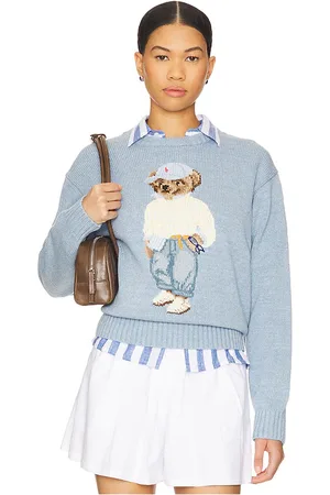 Ralph Lauren Cotton Bear Crew Neck Top