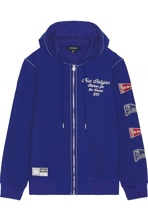 True Religion Reverse Terry Zip Up Hoodie