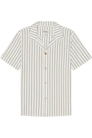 Rhythm Seersucker Stripe Short Sleeve Shirt