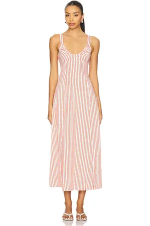 WeWoreWhat Ruched Cup Midi Dress