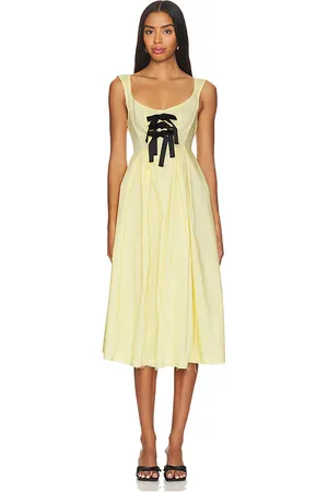 yuhan wang Bow Tied Dress