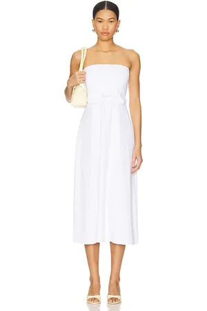 Susana Monaco Strapless Bow Midi Dress
