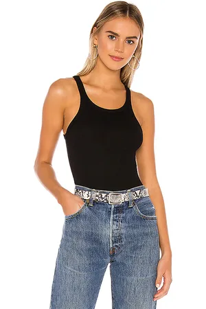 LnA Ribbed Skinny Racer Tank