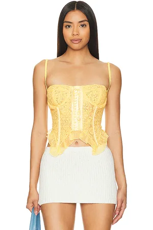 DANIELLE GUIZIO Lace Flutter Corset