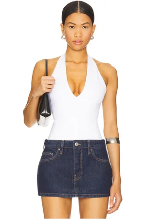 GOOD AMERICAN Scuba Halter Bodysuit