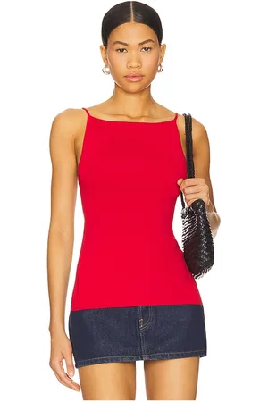 WeWoreWhat High Straight Neck Top