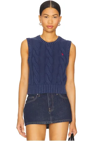 Ralph Lauren Cotton Sleveless Crew Vest