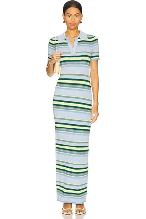 MONSE Striped Maxi Dress