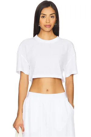 alo Mesh Cropped Mirage Tee