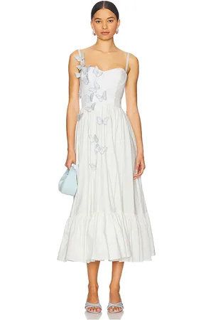 PATBO Butterfly Midi Dress